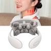 Electric Pulse Neck Massager USB 4 Vibration Modes 15 Pulse Strength Hot Compress Neck Massager Device