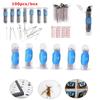 100pcs Ø0.27mm~0.71mm Length:40mm Stainless Steel Insect Pins Specimen Pins for School Lab Entomology Dissection Education