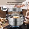 Kangbach 304 Stainless Steel 3-Layer Steamer Pot