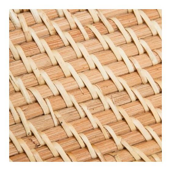 NITORI Rattan Basket RD-001 Quarter Width 19 x Depth 26 x Height 12cm Natural 8421034