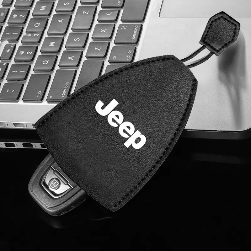1 Stück Autoschlüssel Schutzhülle Tasche Autoschlüsselhülle Abdeckung Auto Schlüsselanhänger für Jeep Renegade Compass Grand Cherokee Wrangler Jk Gladiator