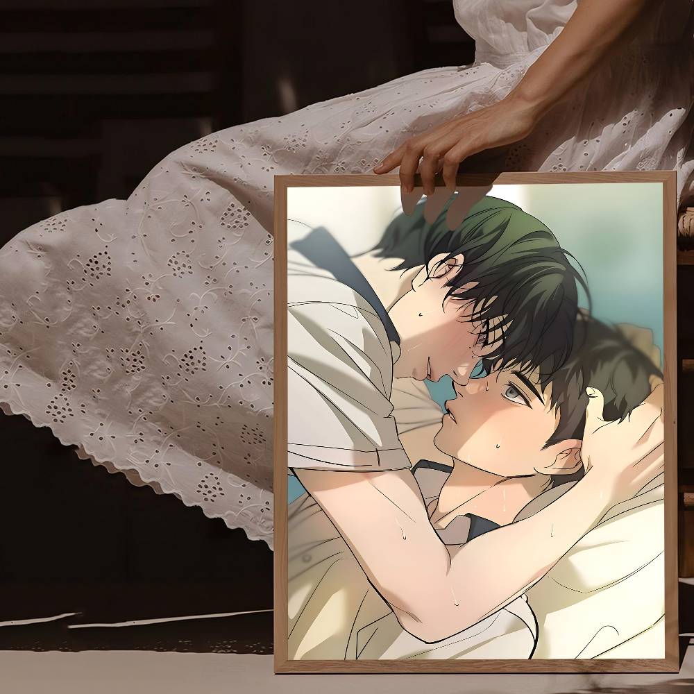 Backlight Bl Anime Movie Sticky Posters Retro Kraft Paper Sticker Diy Room Bar Cafe Aesthetic Art Wall Painting