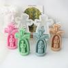 Silicone Mold Church Prayer Boy/Girl Shaped Wax Candle Molds Scented Aromatherapy Making Mould Handmade Ornament