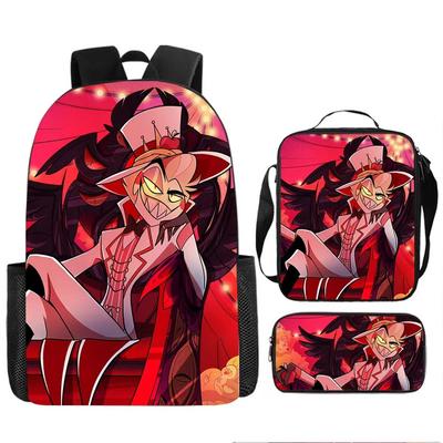 Trendiger Rucksack Hell Inn Rucksack Europäischer und Amerikanischer Retro Schulranzen Dritte Klasse~ Vierte Klasse Tasche