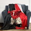 Soccer Player Action Blankets Flannel Printed Breathable Warm Throw Blanket for Home Office Bedspreads 0708a147