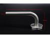 American-Style Stainless Steel Keyless Bathroom Lever Lock with Brake