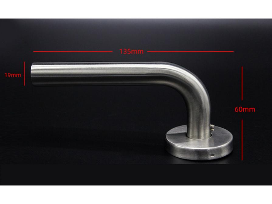 American-Style Stainless Steel Keyless Bathroom Lever Lock with Brake