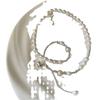 S925 Sterling Silver Love Pearl Tassel Necklace - Fresh, Sweet, and Elegant Clavicle Chain.
