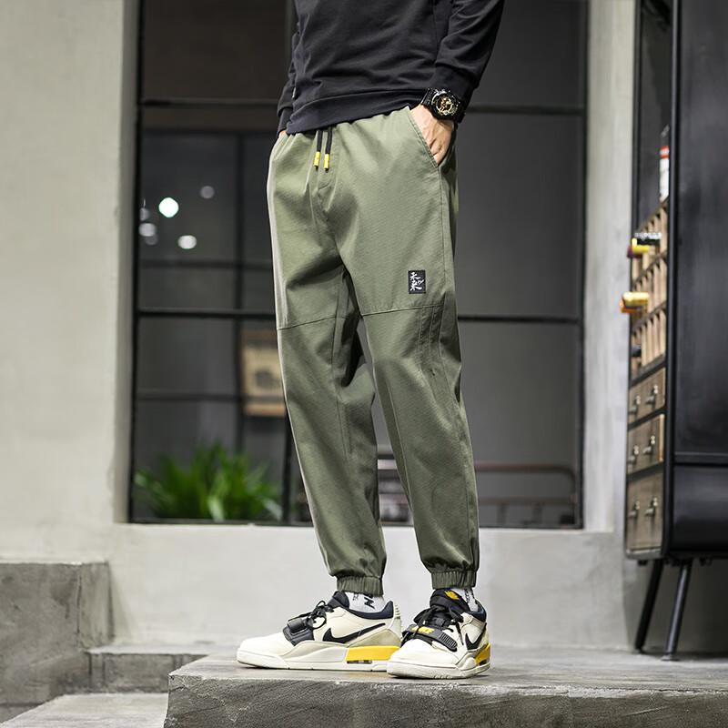 

Foss Phil Men s Trendy Cotton Cargo Jogger Pants L