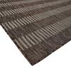 Living Room Rug Jute Look Beige Lines Pattern 133x170