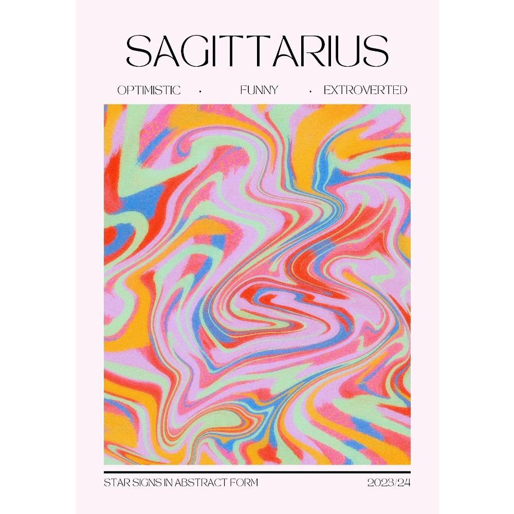 Unique Abstract Zodiac Posters Water Signs Astrology Gemini Prints Canvas Painting Spiritual Wall Art Pictures Home Room Decor
