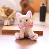 Bowknot Cat Plush Doll Pendant With Soft Material For Kids Room Decor And Gifts