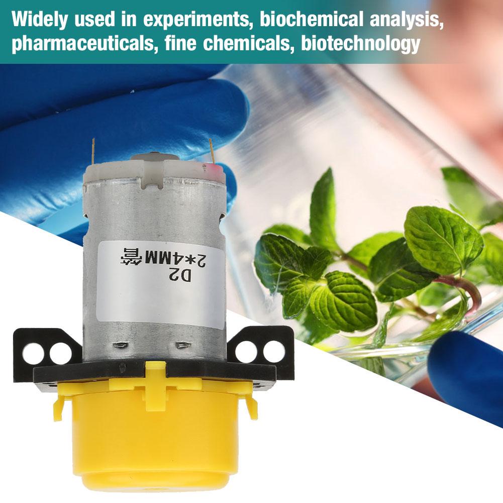  6V   Water Liquid Peristaltic Pump For Aquarium   Analytical 2*4mm(White)
