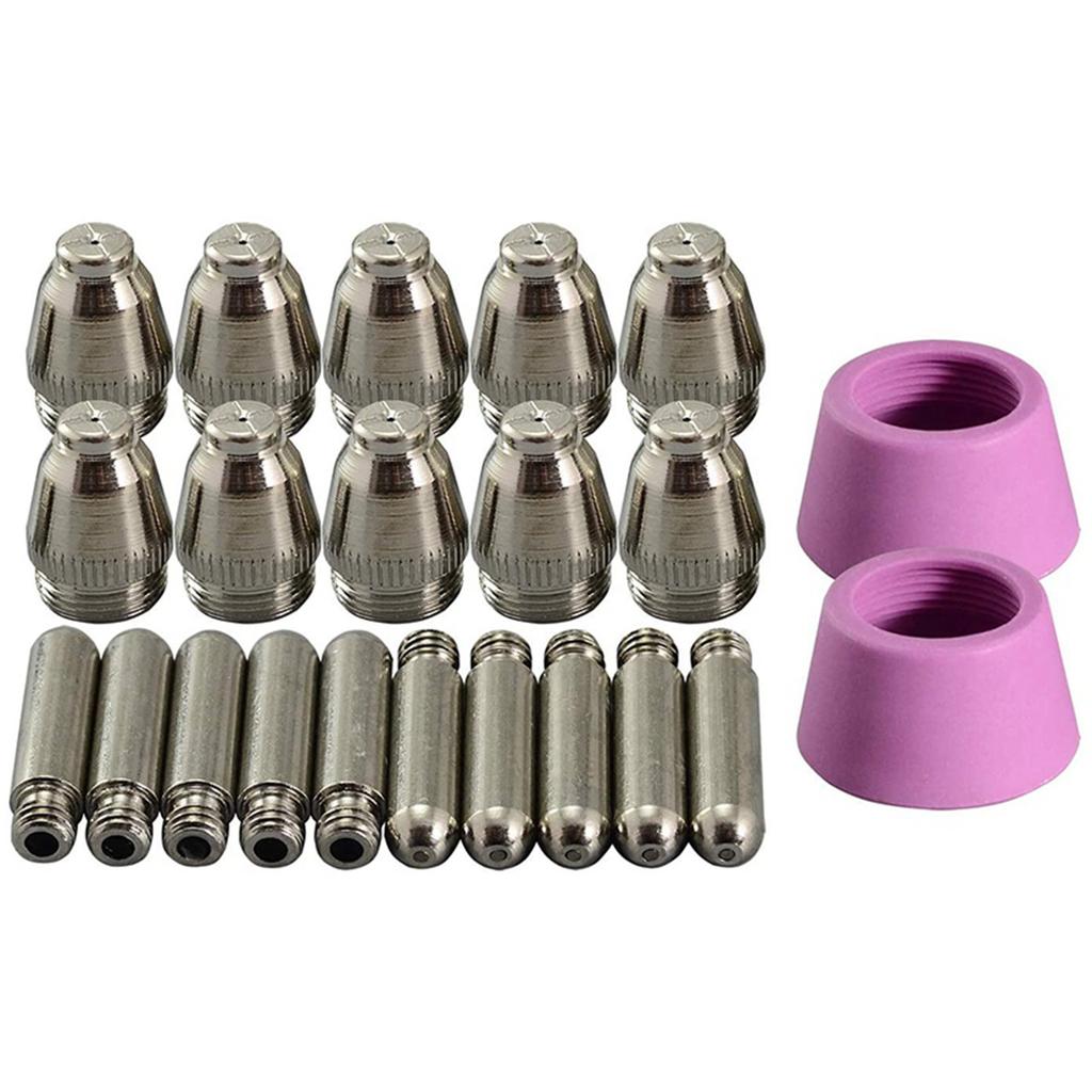 ABWR-150Pcs Plasma Cutter Torch Consumables Electrode Nozzles Cups Kit For AG-60 SG-55 WSD-60 Fit CUT-60 LGK-60 Plasma Cutter