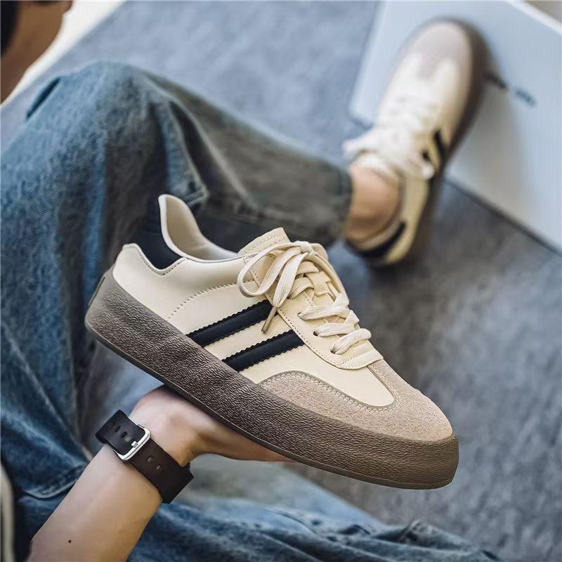 New Winter Men's Trainer Shoes, Unique Hong Kong Retro Low-top Casual Skate Sneakers for Men