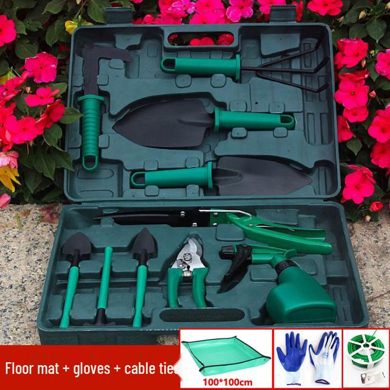Three-Piece Gardening Tool Set: Mini Shovel Kit for Planting, Bonsai, and Potted Flowers