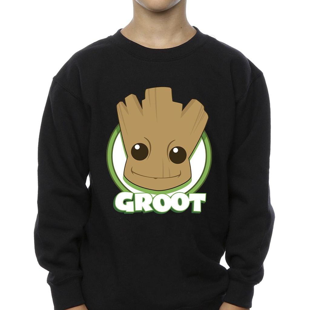 Guardians Of The Galaxy Boys Groot Badge Sweatshirt