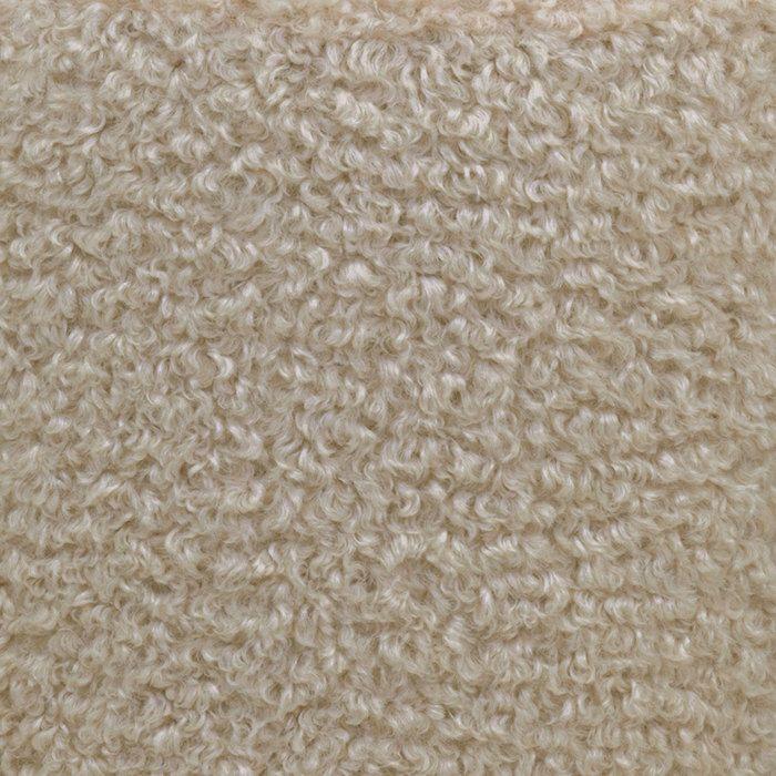 Alford pouf imitation peau de mouton grismarron.