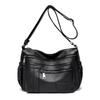 Luxury Genuine Leather Multi-pocket Feminine Shoulder Messenger Bag Fashion Large Capacity Vintage Girls Bag