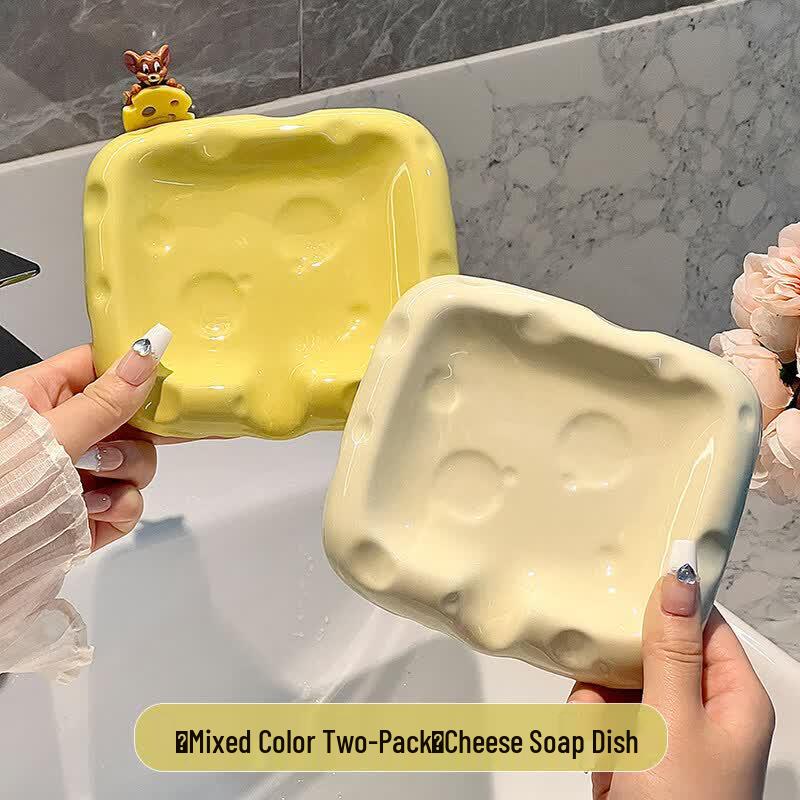 LIEI Ceramic Cheese Soap Dish