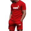 Set da uomo estivi, tuta da uomo alla moda, t-shirt a maniche corte + pantaloncini sportivi, tuta da uomo, abbigliamento casual da uomo, set da jogging da uomo, S-4XL