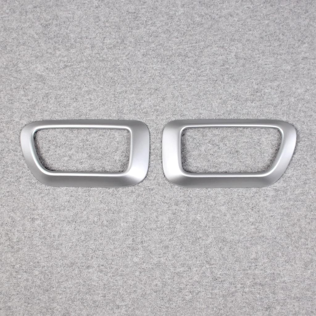 RUIQ Interior Front Inner Door Handle Garnish for Daihatsu FunCross Designed specifically for Daihatsu Tanto Tanto/Tanto Custom/Tanto (Satin Silver) -