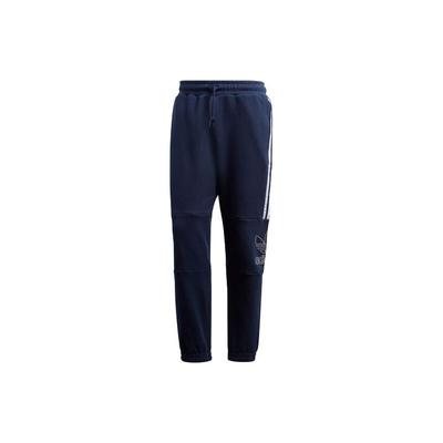 Originals Trefoil Outline Pants Casual Sportswear Men Bottoms Blue DH5791