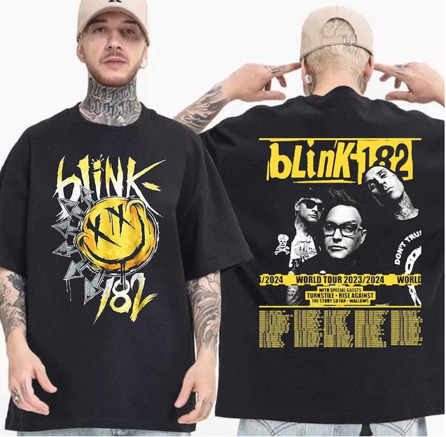 Blink182 Tour 2026 2026 Shirt Blink 182 Fan Shirt. XXXXL