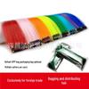 Rainbow Clip-In Hair Extensions - Full Pack of Colorful, One-Piece Hair Pieces