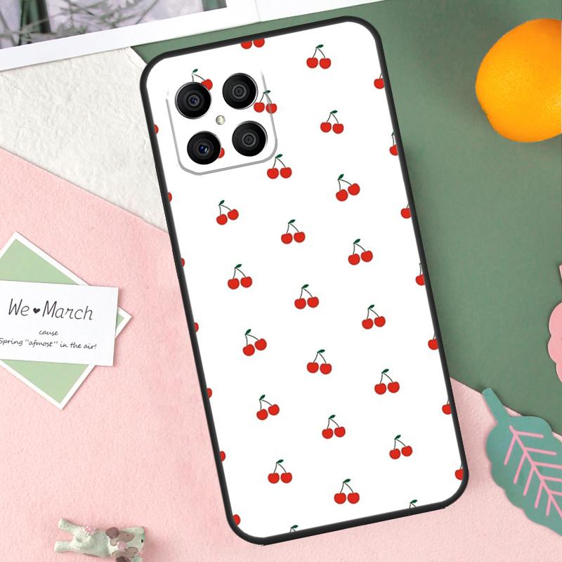Cherry Fruit Cute Collage Case For Honor X9b X8b X9a X8a X8 X9 X9c 50 70 90 Lite Honor 200 Pro Magic 7 5 6 Lite Cover