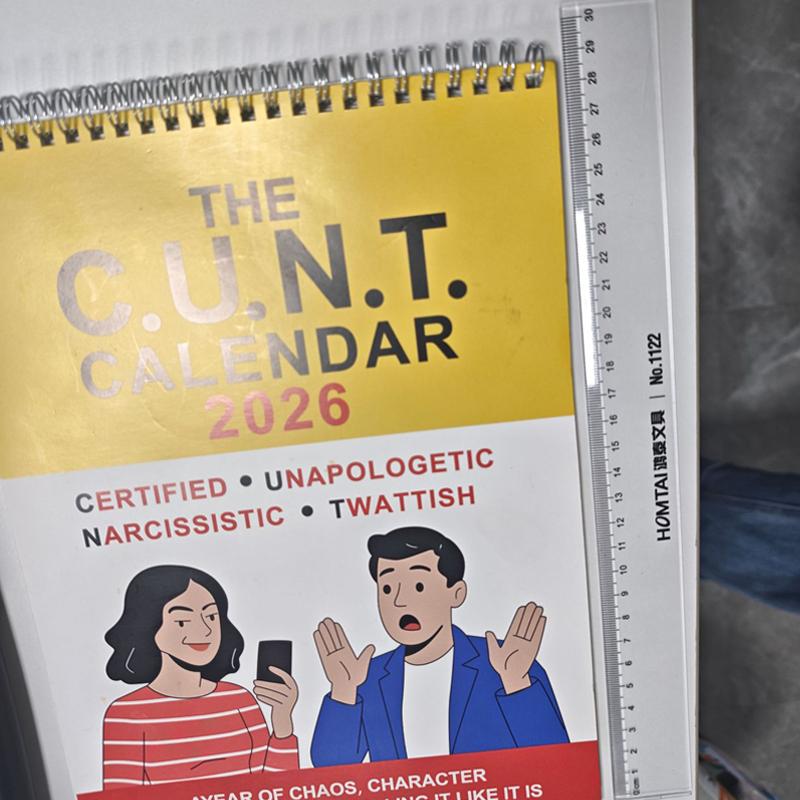 2026 Calendar - Easy-to-Hang Calendar To Welcome the New Year  Desk Calendar Planner Funny Calendar Wall Calendar