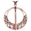 2025 Mode Vintage Broche Viking Brons Holle Riemgesp Spiraal Broche Mantelprikker Sluiting Broches Retro Middeleeuwse Noorse Sieraden