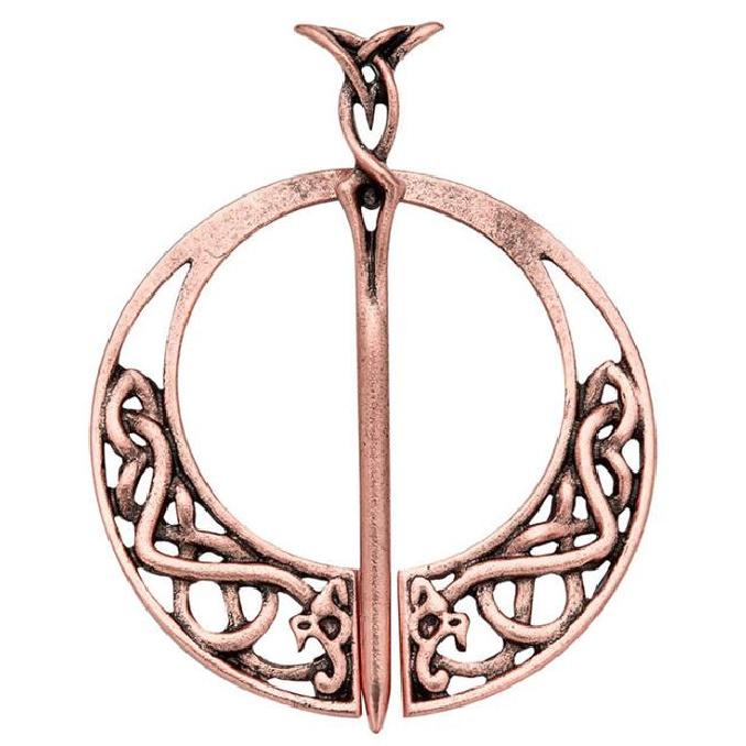 2025 Mode Vintage Broche Viking Brons Holle Riemgesp Spiraal Broche Mantelprikker Sluiting Broches Retro Middeleeuwse Noorse Sieraden