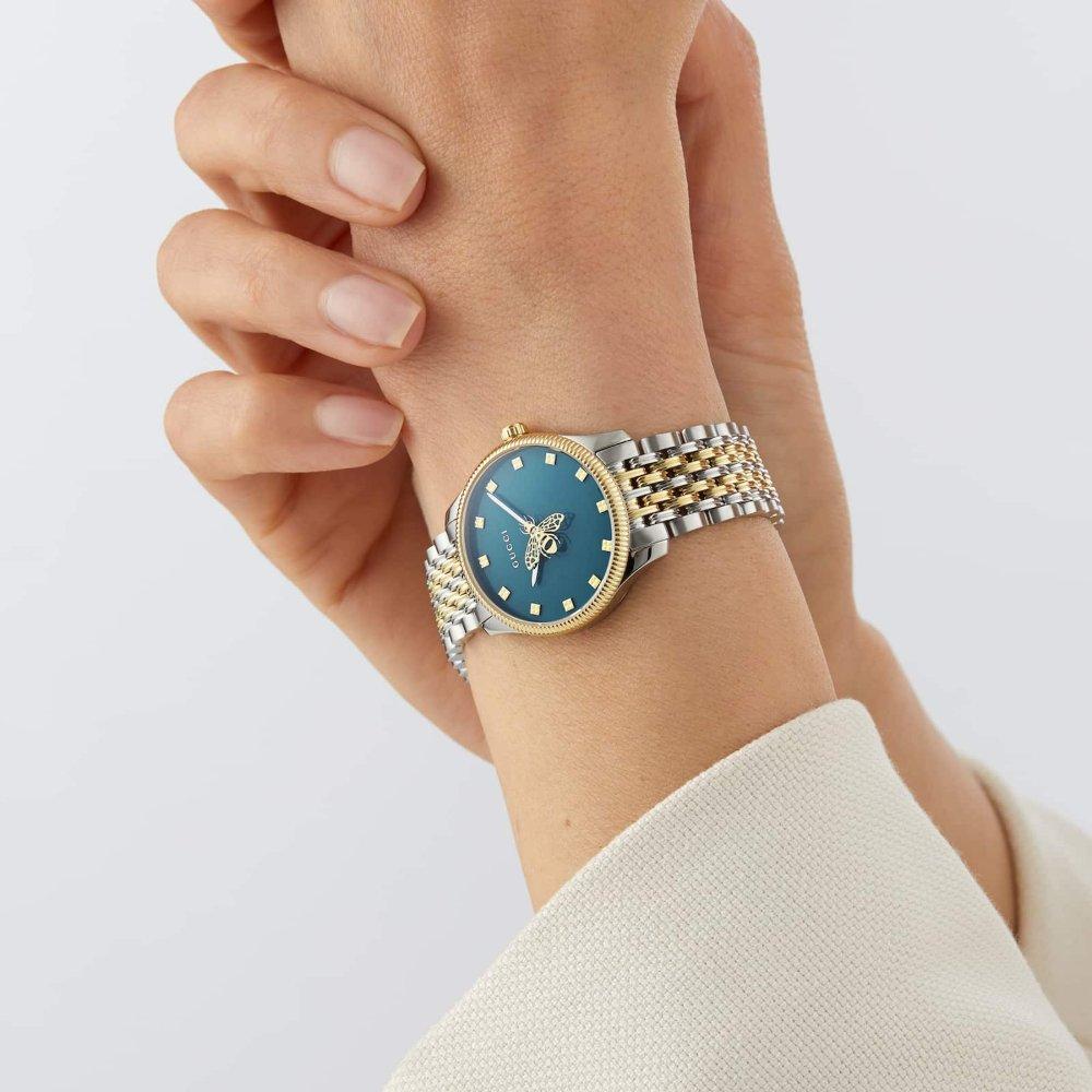 Gucci YA1265029 G-Timeless zweifarbige Damenuhr