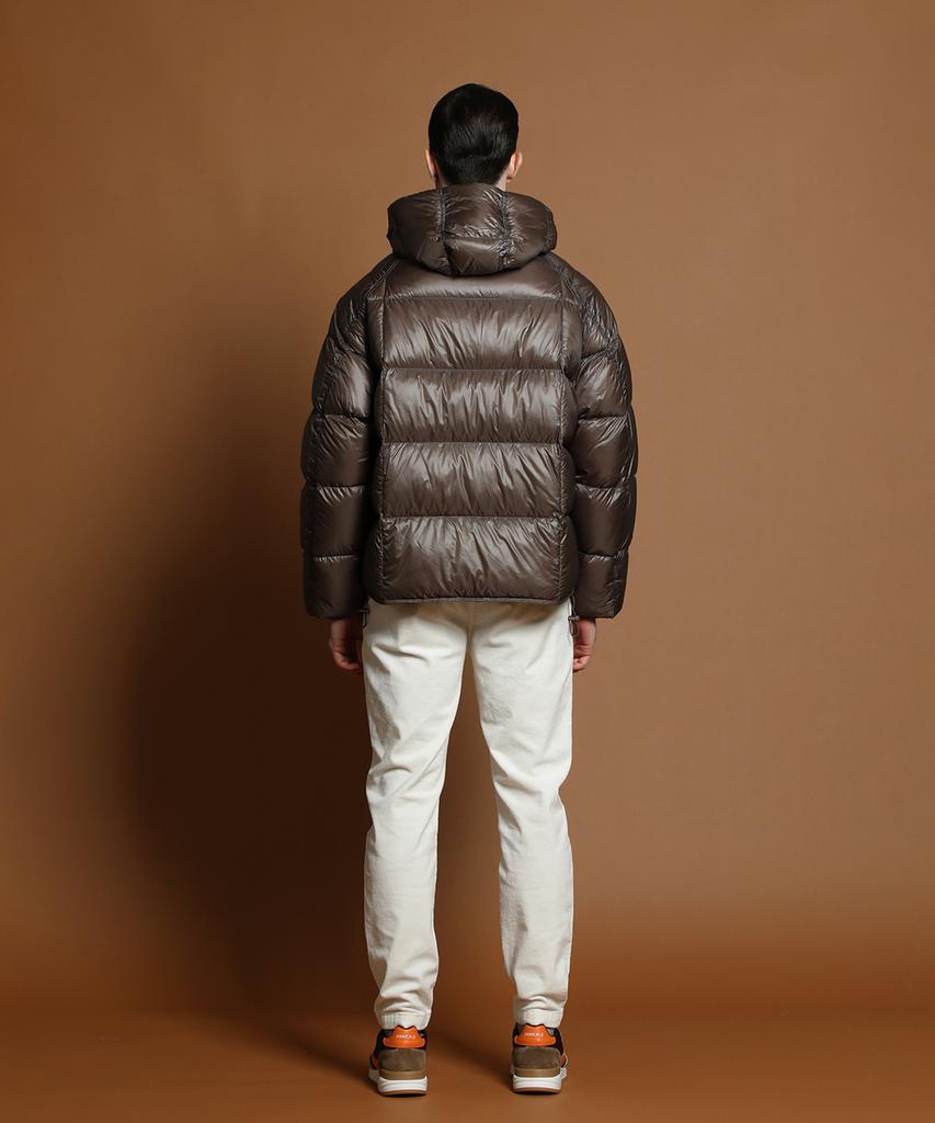 Panicale Brown Lightweight Duck Down Padded Jacket