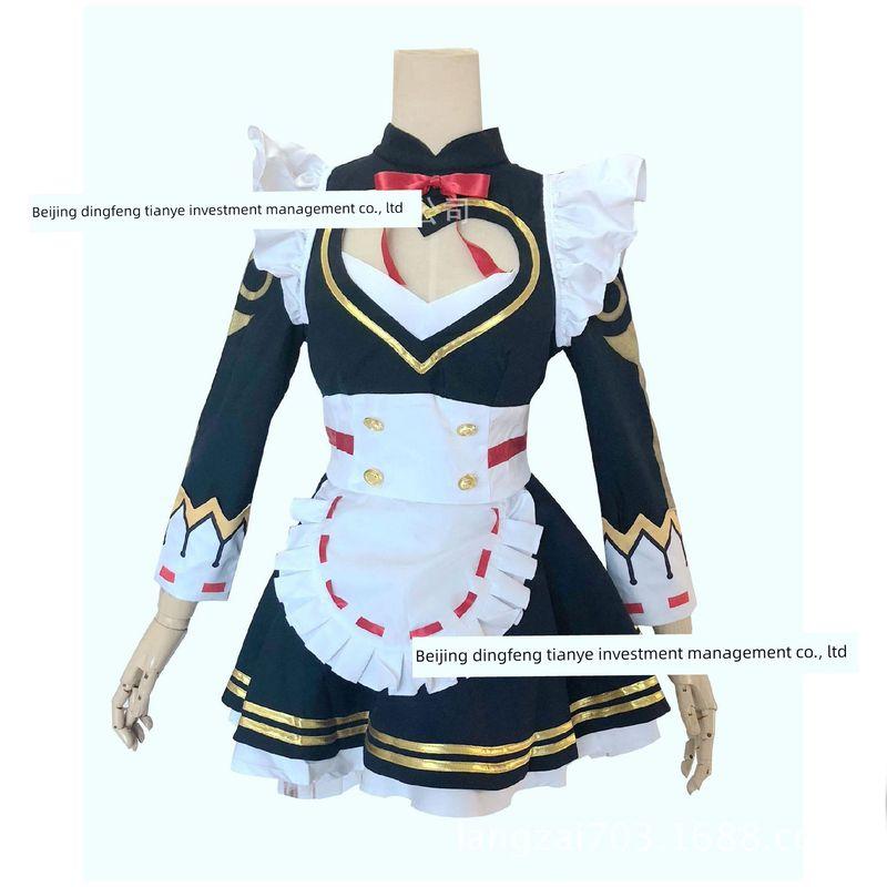 Anime Game Cosplay Daji Maid Coffee Cosplay Costume Maid Outfit Anime Costume Cosplay Clothing