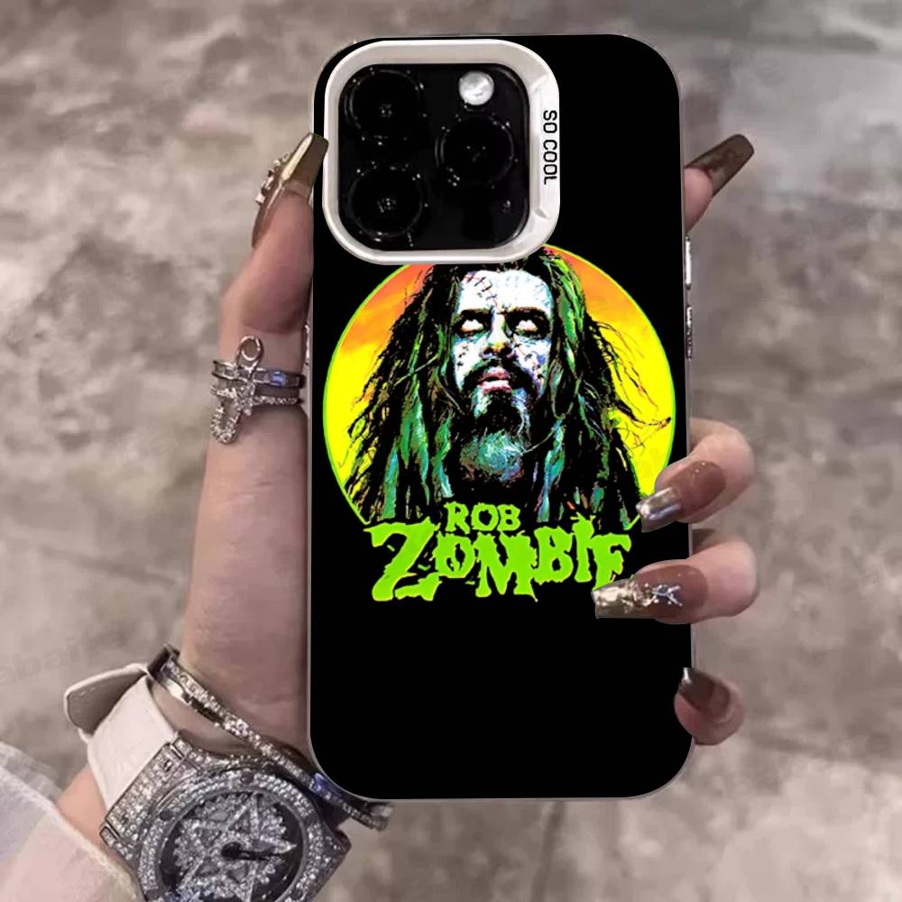 

R-Rob Singer Z-Zombie Heavy Metal Band Phone Case For IPhone 17 16 Plus Pro Max 15 14 13 12 11 Matte Colorful Covers iPhone 15pro max