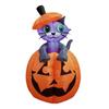 Cat In Pumpkin Inflatable Outdoor with Easy To Inflate Yard Decoration for