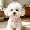 Color Contrast Adjustable Pet Collar Mosquito Prevent Safe Buckle Cat Collar Colorful Beaded Dog Collar Picnics
