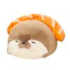 Sushi Otter Sea Plush Keychain Cute Animal Backpacks Keyrings Birthday Gift