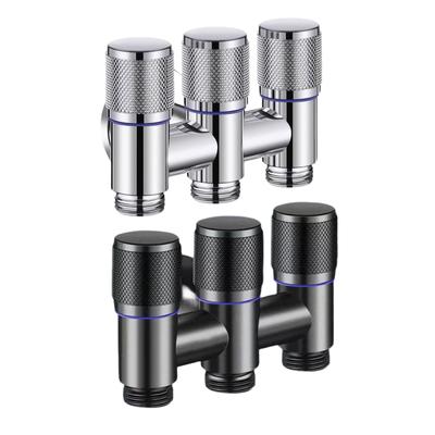 Angle Stop Valve 1/2 Inch Water Flow Control Inlet Valve Fittings Diverter Valve