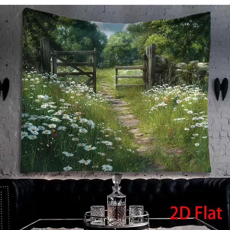 2D Spring Meadow Backdrop for Outdoor & Nature Themed Photoshoot