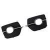 Pair of Bumper Fog Light Bezel With Decorative Trim ABS Plastic Long Lasting 51117188383 Replacement for X6 E71 E72
