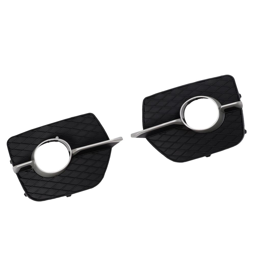 Pair of Bumper Fog Light Bezel With Decorative Trim ABS Plastic Long Lasting 51117188383 Replacement for X6 E71 E72