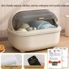 PINYU Drainable Tableware Storage Box with Lid