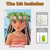 Disney Pearl Painting Moana Handmade DIY Pearl Gemstone Painting Pictures Crafts Special Shape Home Wall Decoration