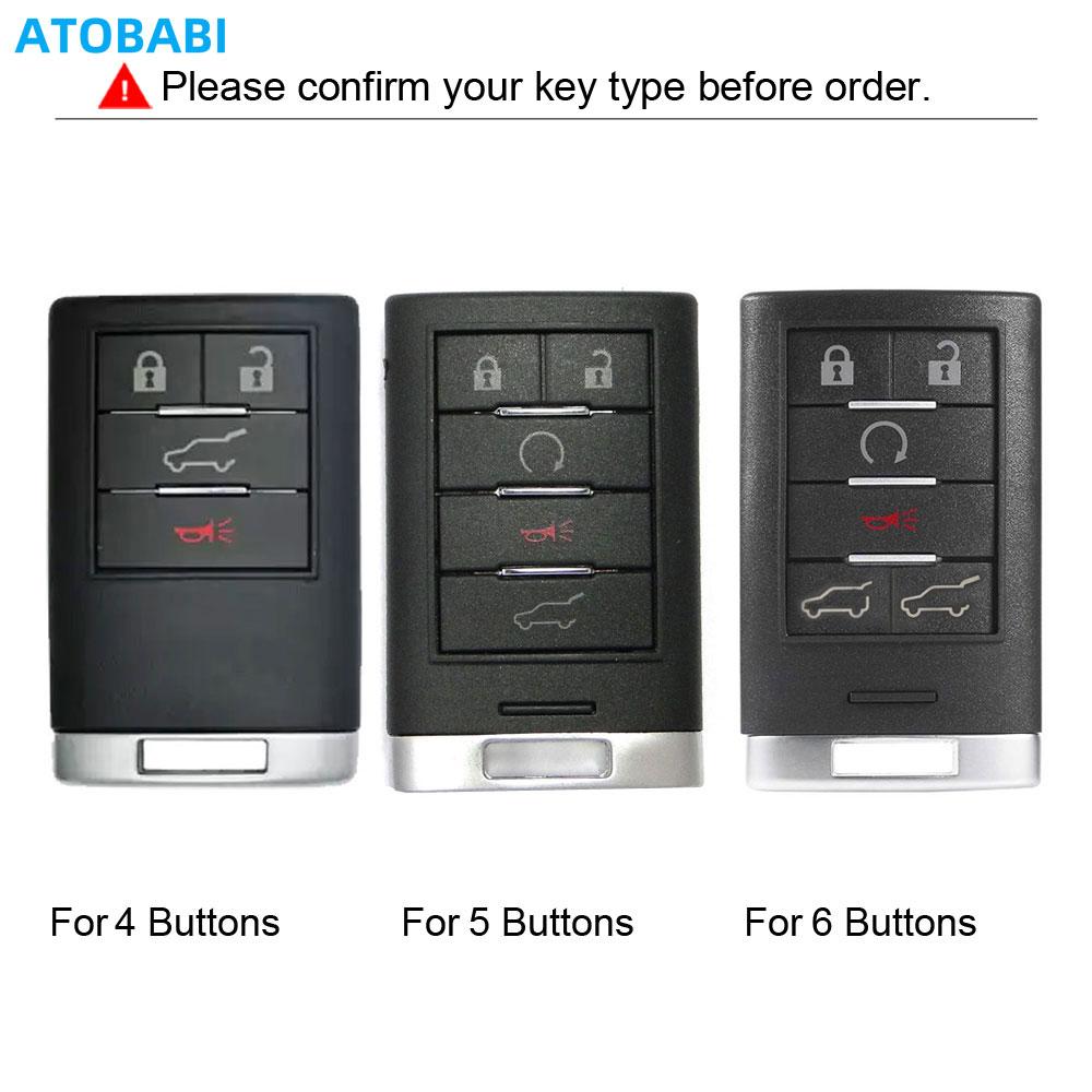 Leather Car Key Cover Remote Fobs Shell Case Auto Accessory For Cadillac Cts Coupe Wagon Dts Srx Sts Escalade Chevrolet Corvette