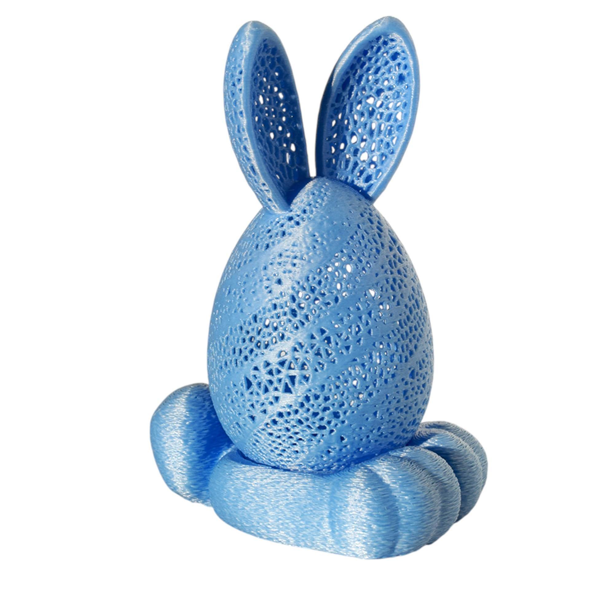 3D-печатная пасхальная кроличья лампа - Праздничное настольное украшение и детская игрушка Blue