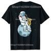 Saxophone Saxophonist Jazz Music T Shirts Graphic Cotton Streetwear Short Sleeve Birthday Gifts Summer Style Tshirt Unisex