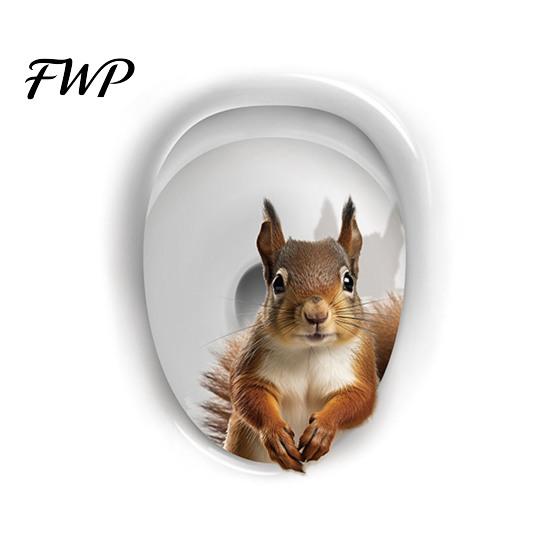 Lustige Toilettensitz-Aufkleber 3D Cartoon Katze Sticker, Wasserdicht Süßes Tier Deckel Einfach Abziehbar Badezimmer Aufkleber, Lustige Selbstklebende Wanddeko Kinder